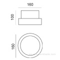 Jardín moderno directo de las luces de la pared de 12w Ip54 de la fábrica